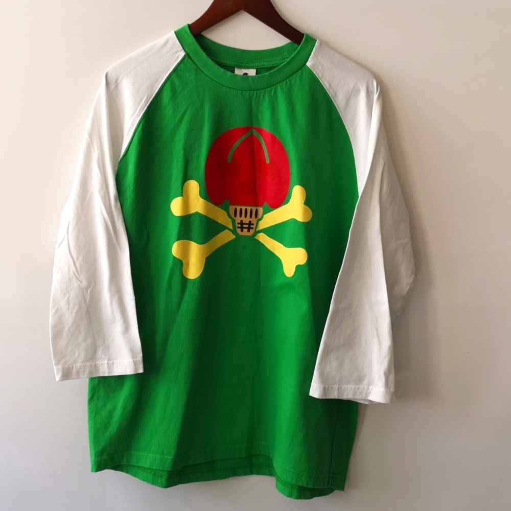 Men's Large NWOT Icecream Billionaire Boys Club Jersey 3/4 Sleeve with Graphic